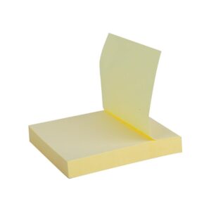 Αυτοκόλλητα χαρτάκια κίτρινα 7,6x5,1εκ. 100φ. (διαφημιστικό)