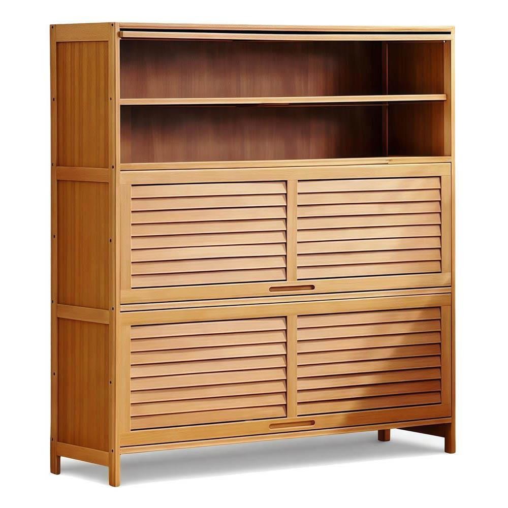 Παπουτσοθήκη 7 επιπέδων Nextdeco μπαμπού Υ106x110x32εκ. μεγάλη