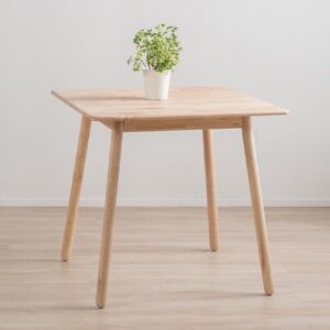 Τραπέζι Nextdeco Natural μασίφ ξύλο Υ75,5x80x80εκ.