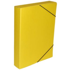 Next κουτί με λάστιχο classic κίτρινο Υ33.5x25x5εκ.