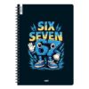 Next Six-Seven τετράδιο σπιράλ 2 θέματα 70 φύλλα 17x25εκ.