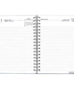 Next ημερολόγιο 2027 fabric plus ημερήσιο σπιράλ λευκό 17x25εκ. Δυνατότητα εκτύπωσης - Image 2