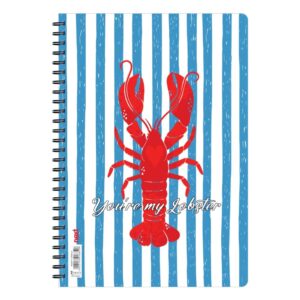 Next trends Lobster τετράδιο σπιράλ 3 θέματα 105 φύλλα 21x29εκ.