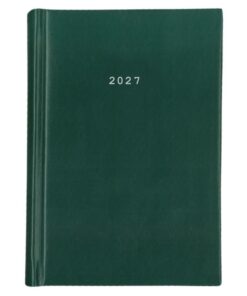Next ημερολόγιο 2027 basic ημερήσιο δετό πράσινο 17x25εκ.  Δυνατότητα εκτύπωσης