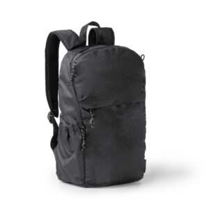 Σακίδιο πλάτης ανακυκλωμένο RPET μαύρο Υ45x26x11εκ.