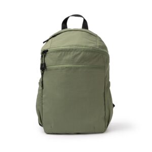 Σακίδιο πλάτης nylon Ripstop λαδί Υ38x26x13εκ.