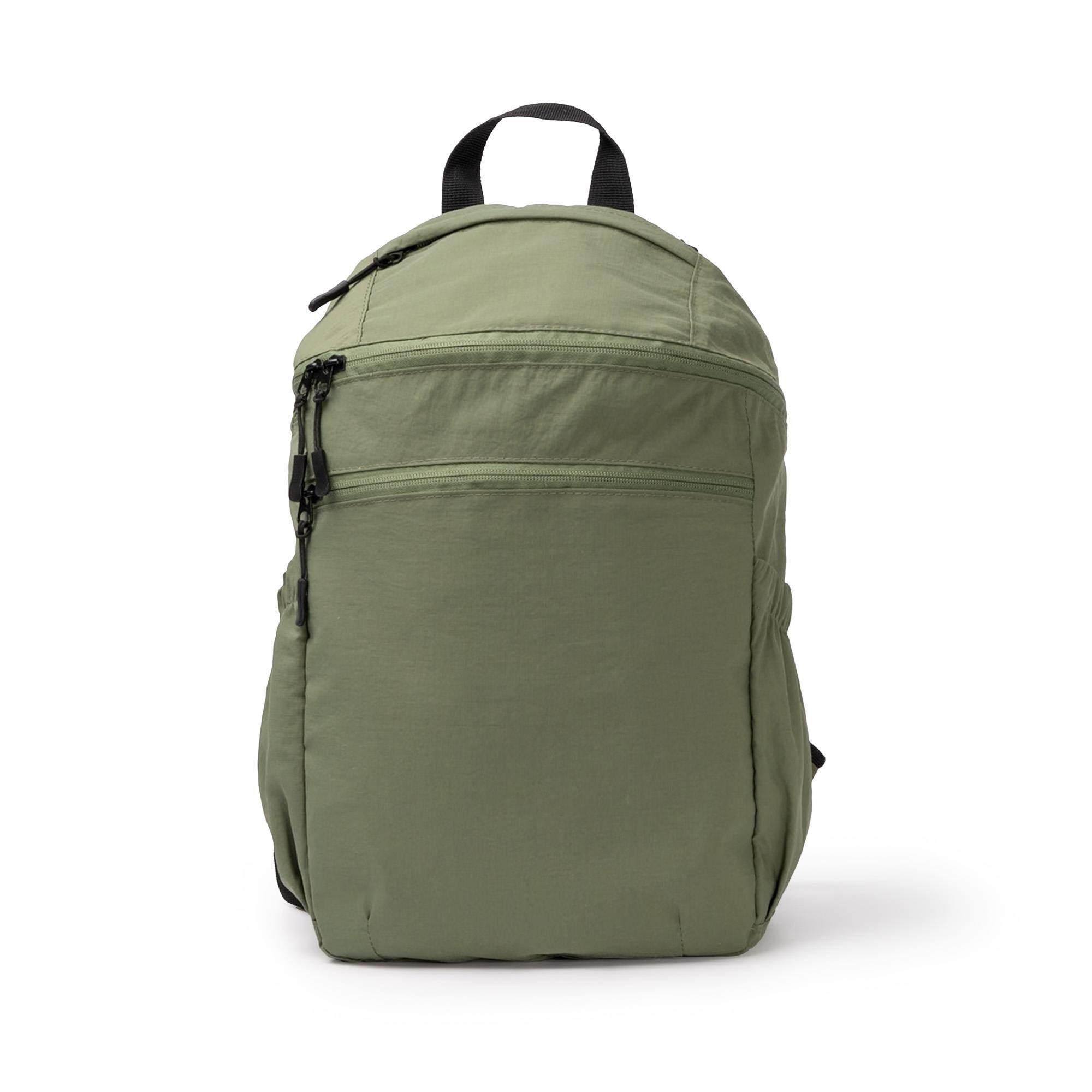Σακίδιο πλάτης nylon Ripstop λαδί Υ38x26x13εκ.