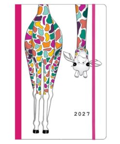Next ημερολόγιο 2027 Trends Giraffe ημερήσιο flexi με λάστιχο 14x21εκ.