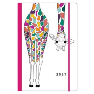 Next ημερολόγιο 2027 Trends Giraffe ημερήσιο flexi με λάστιχο 14x21εκ.