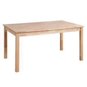 Τραπέζι τραπεζαρίας Nextdeco Natural μασίφ ξύλο Υ74×150×90εκ.