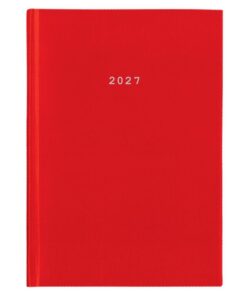Next ημερολόγιο 2027 basic ημερήσιο δετό κόκκινο 14x21εκ.  Δυνατότητα εκτύπωσης