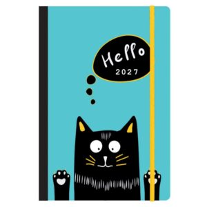 Next ημερολόγιο 2027 Trends Kitty ημερήσιο flexi με λάστιχο 14x21εκ.