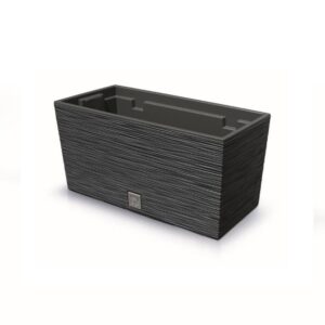 Ζαρντινιέρα - κασπώ Furu ανθρακί Y19,5x39,5x18,5,5εκ.