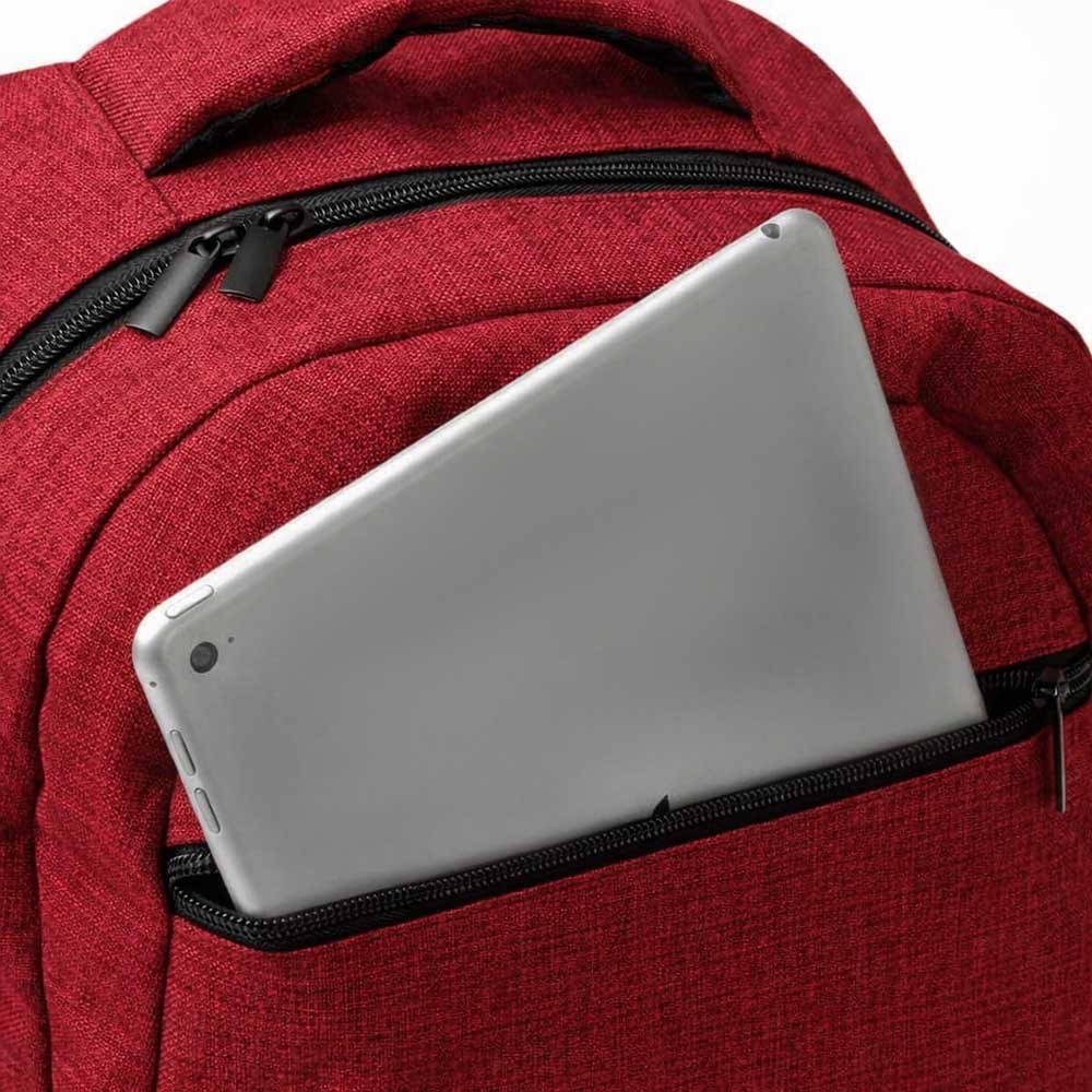 Σακίδιο πλάτης 20L με θήκη laptop κόκκινο Υ42x32x15εκ. Δυνατότητα εκτύπωσης - Image 2
