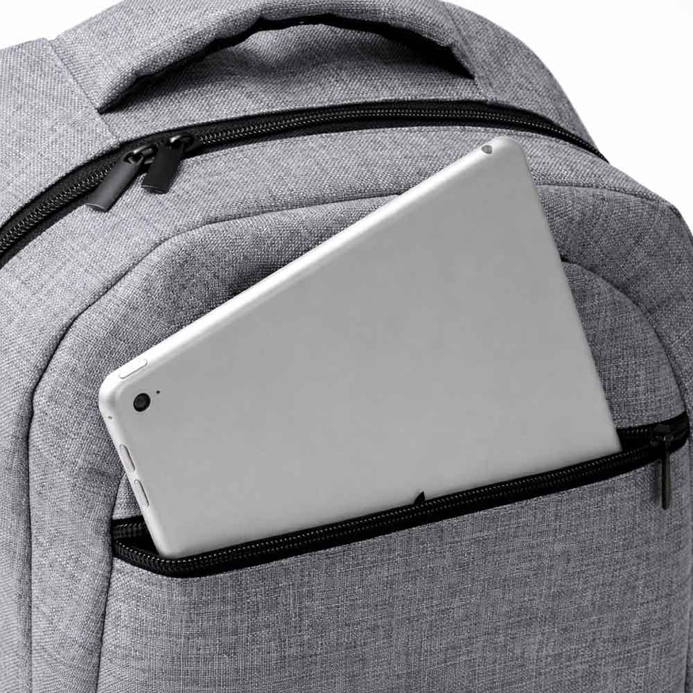 Σακίδιο πλάτης 20L με θήκη laptop γκρι Υ42x32x15εκ. Δυνατότητα εκτύπωσης - Image 2
