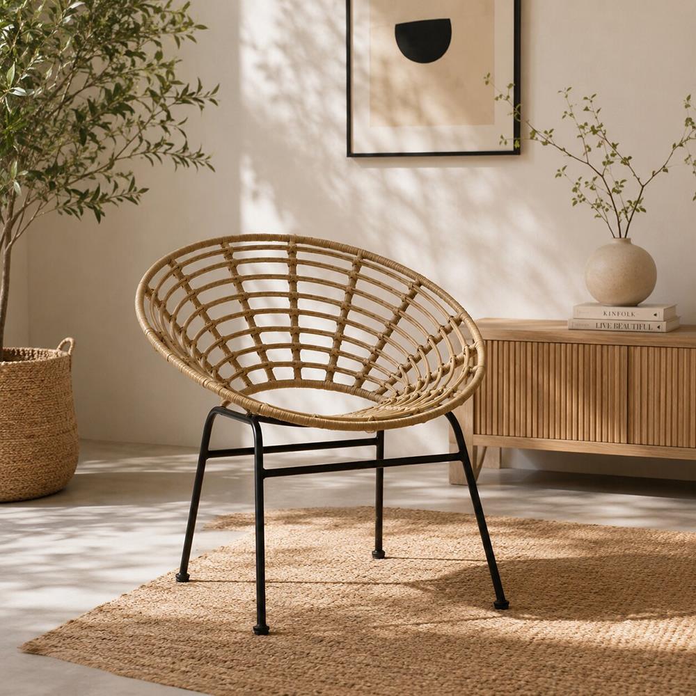 Πολυθρόνα Nextdeco Helios rattan Υ75x70x60εκ. - Image 5