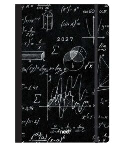 Next ημερολόγιο 2027 Trends Mathematics ημερήσιο flexi με λάστιχο 14x21εκ.