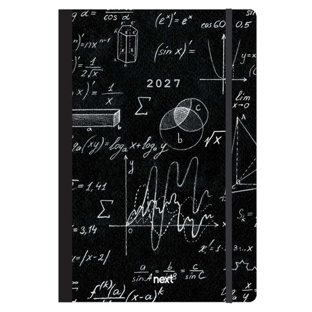 Next ημερολόγιο 2027 Trends Mathematics ημερήσιο flexi με λάστιχο 14x21εκ.