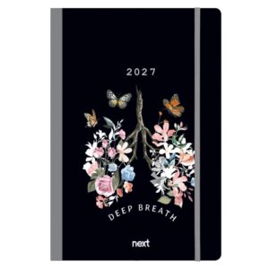 Next ημερολόγιο 2027 Trends Deep breath ημερήσιο flexi με λάστιχο 12x17εκ.