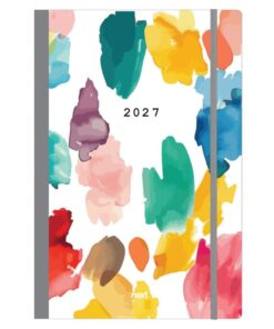 Next ημερολόγιο 2027 Trends Watercolour ημερήσιο flexi με λάστιχο 12x17εκ.