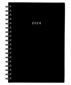 Next ημερολόγιο 2026 basic xl ημερήσιο σπιράλ μαύρο 21x29εκ.  Δυνατότητα εκτύπωσης