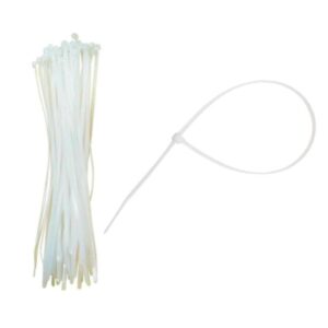 Δεματικά καλωδίων λευκά 20εκ x 2.5mm 100τεμ.