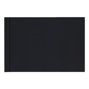 Νext βιβλίο εντυπώσεων-sketch book Silk μαύρο Α4 landscape 80 λευκά φύλλα 120γρ.