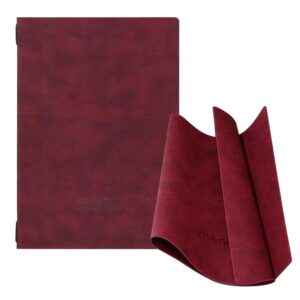 Next μενού εστιατορίου εύκαμπτο Ecoleather aria κρυφό λάστιχο 22,5x32x0,15εκ. πάχος 2 όψεων μπορντώ Δυνατότητα εκτύπωσης