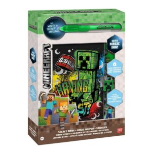Σετ ημερολόγιο A4 Minecraft με μαγικό στυλό Υ30,1x20,8x4,9εκ.
