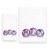 Σετ παιδικές πετσέτες Girls Band white 100% βαμβάκι πεννιε 480gsm