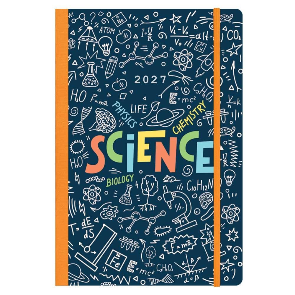 Next ημερολόγιο 2027 Trends Science ημερήσιο flexi με λάστιχο 12x17εκ.