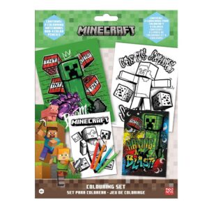 Σετ ζωγραφικής Minecraft με ξυλομπογιές 21x28,5x1εκ.