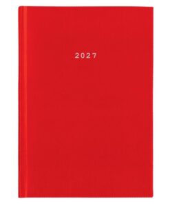 Next ημερολόγιο 2027 basic ημερήσιο δετό κόκκινο 17x25εκ.  Δυνατότητα εκτύπωσης