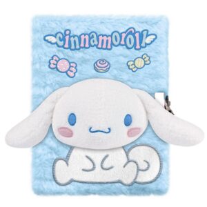 Σημειωματάριο με βελούδινο εξώφυλλο Cinnamoroll Y21x15x2,5εκ.