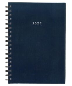 Next ημερολόγιο 2027 basic ημερήσιο σπιράλ μπλε 14x21εκ.  Δυνατότητα εκτύπωσης