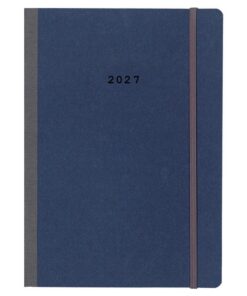 Next ημερολόγιο 2027 Natural ημερήσιο flexi μπλε με λάστιχο 17x25εκ.  Δυνατότητα εκτύπωσης