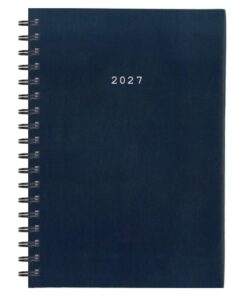 Next ημερολόγιο 2027 basic ημερήσιο σπιράλ μπλε 17x25εκ.  Δυνατότητα εκτύπωσης