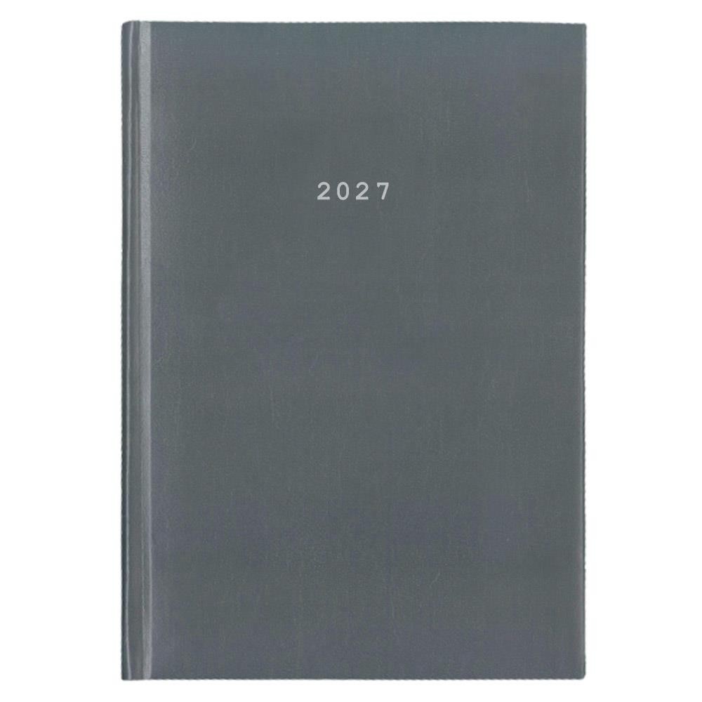 Next ημερολόγιο 2027 basic xl ημερήσιο δετό γκρι 21x29εκ. Δυνατότητα εκτύπωσης