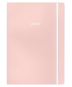 Next ημερολόγιο 2027 Pastel ημερήσιο flexi ροζ με λάστιχο 12x17εκ.