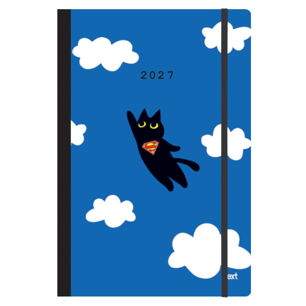 Next ημερολόγιο 2027 Trends Super cat ημερήσιο flexi με λάστιχο 14x21εκ.