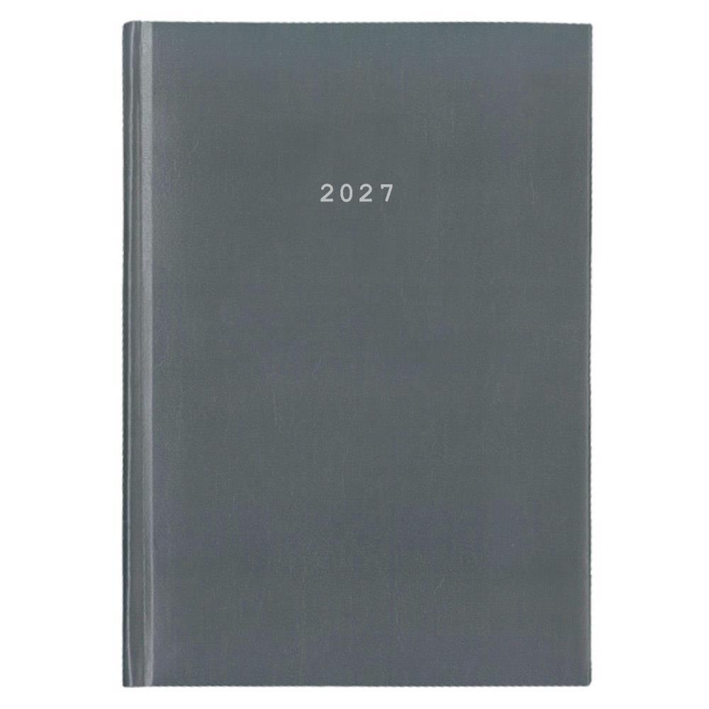 Next ημερολόγιο 2027 basic ημερήσιο δετό γκρι 17x25εκ. Δυνατότητα εκτύπωσης