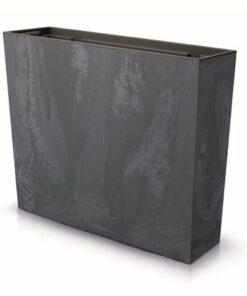 Ζαρντινιέρα ανθρακί beton effect Υ68,6x77x23,5εκ.