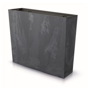 Ζαρντινιέρα ανθρακί beton effect Υ68,6x77x23,5εκ.