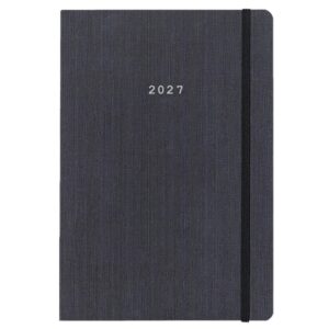 Next ημερολόγιο 2027 Fabric εβδομαδιαίο flexi γκρι με λάστιχο 17x25εκ.