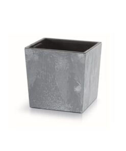 Γλάστρα - κασπώ Urbi beton effect γκρι Y23,5x24x24εκ.