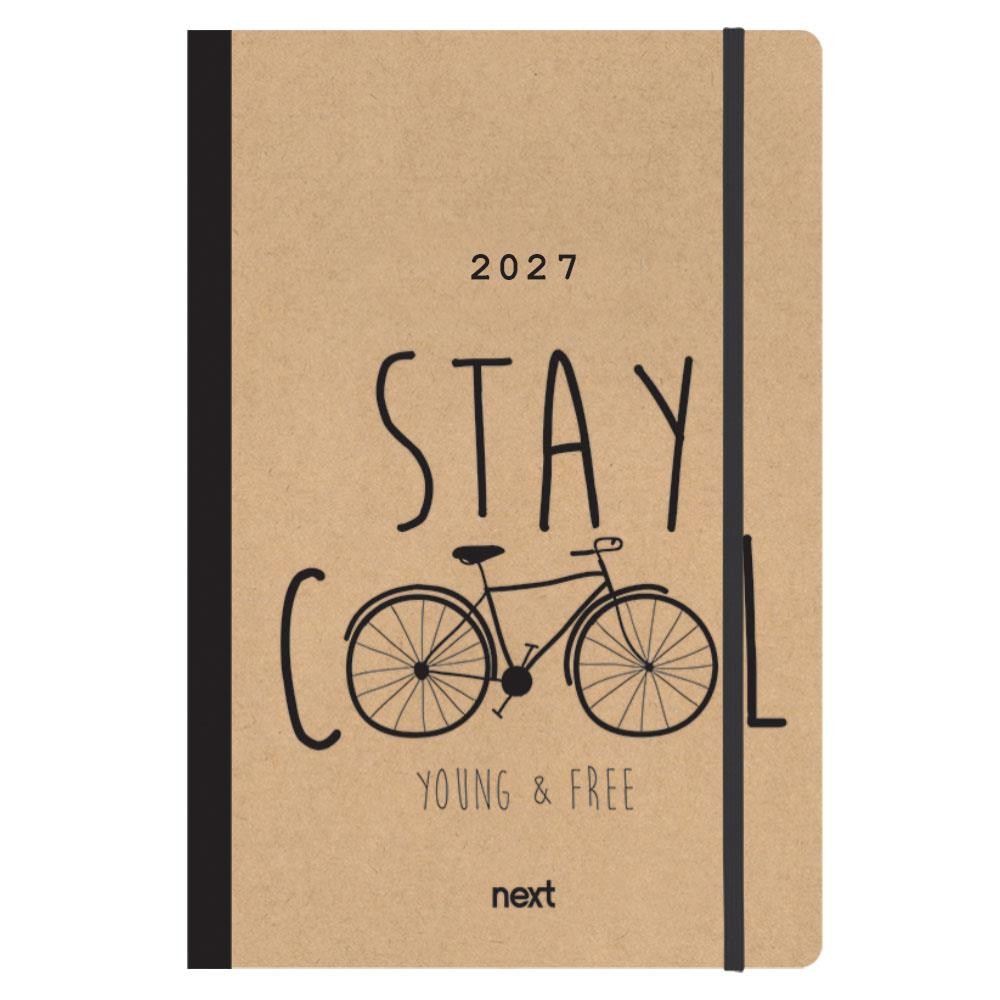 Next ημερολόγιο 2027 Trends Bike ημερήσιο flexi με λάστιχο 14x21εκ.