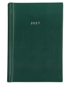 Next ημερολόγιο 2027 basic ημερήσιο δετό πράσινο 14x21εκ.  Δυνατότητα εκτύπωσης