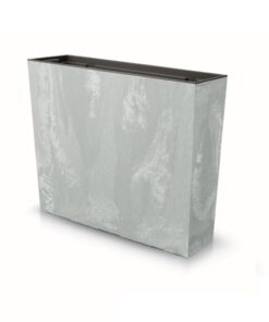 Ζαρντινιέρα ανοιχτό γκρι beton effect Y49,8x58x18εκ.