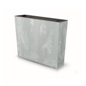 Ζαρντινιέρα ανοιχτό γκρι beton effect Y49,8x58x18εκ.