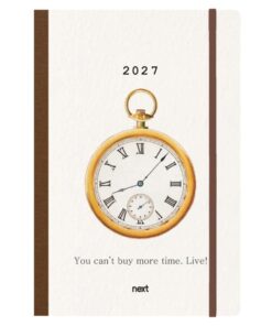 Next ημερολόγιο 2027 Trends Time ημερήσιο flexi με λάστιχο 14x21εκ.